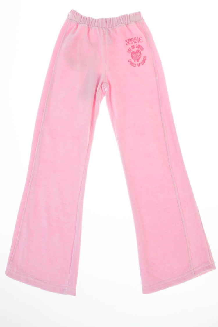 Calças BARBIE de menina rosa