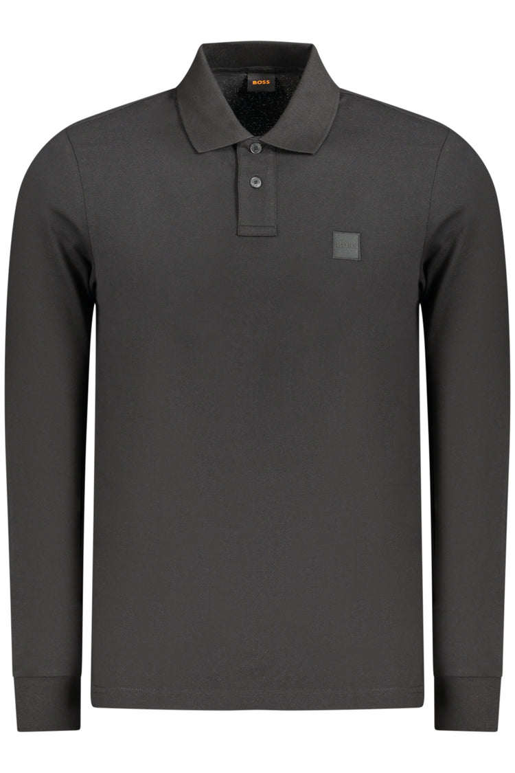 Polo BOSS de homem preto