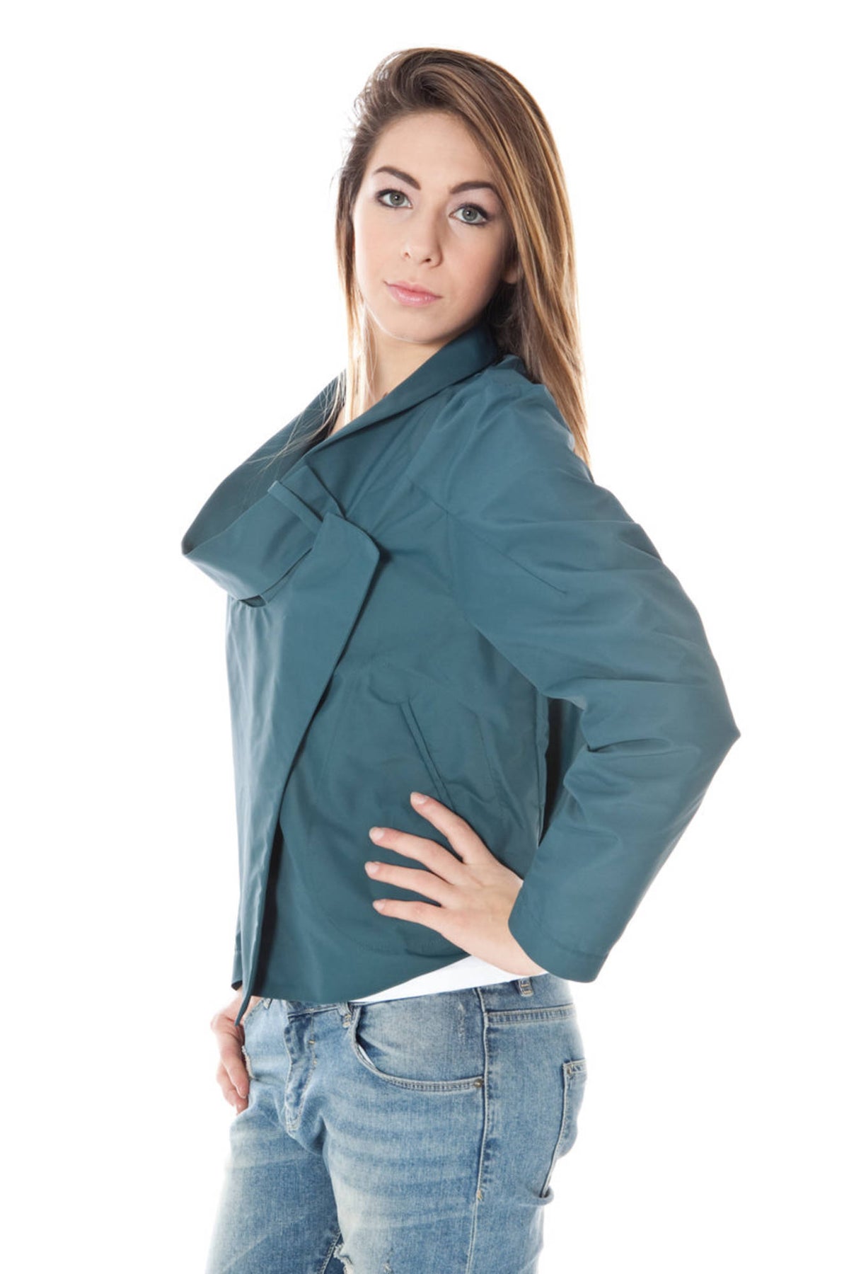 Casaco CALVIN KLEIN de mulher verde