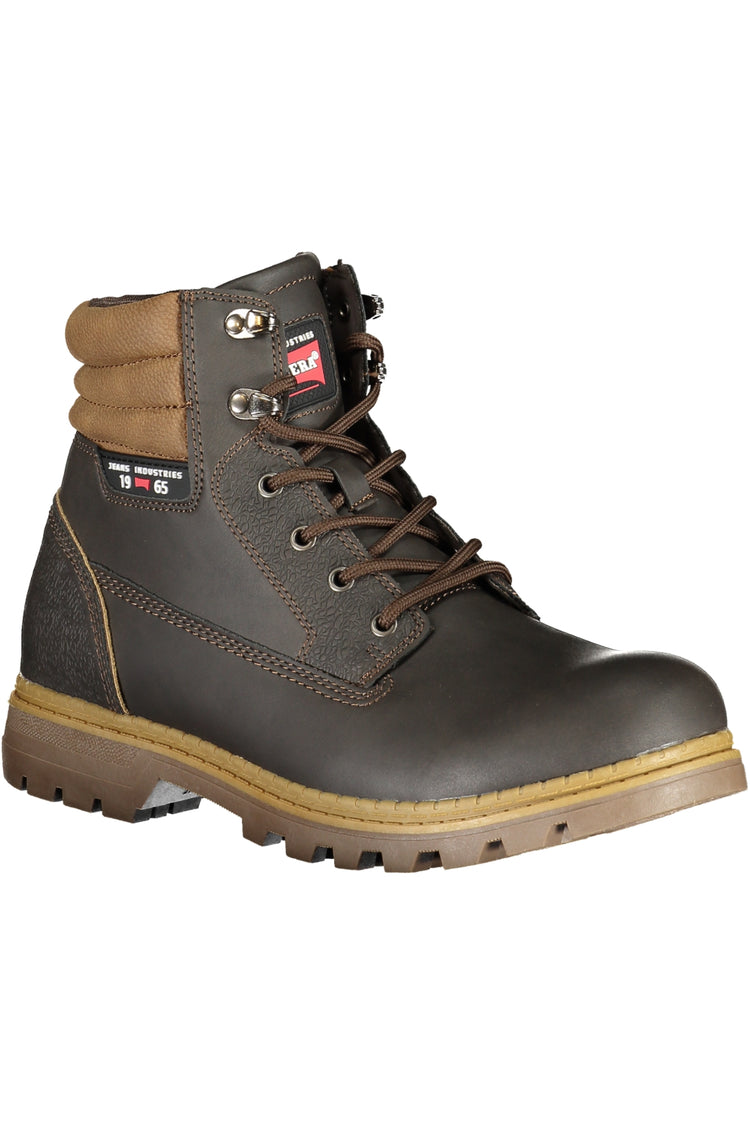 Botins CARRERA de homem castanhos