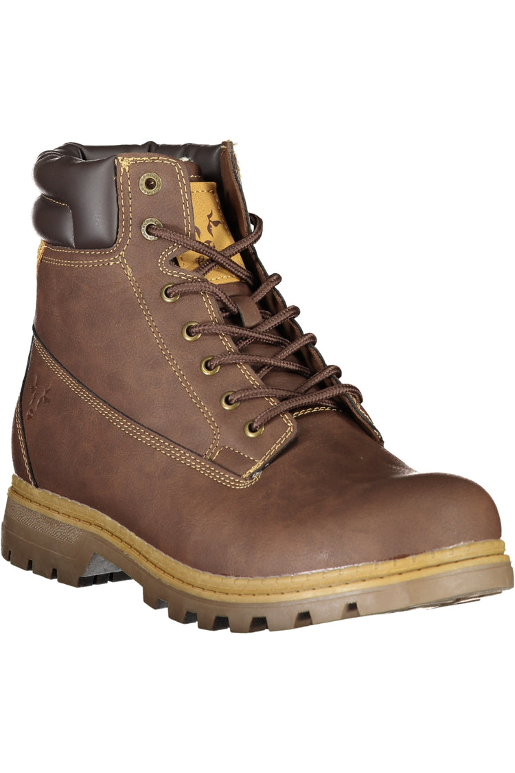 Botins CARRERA de homem castanhos