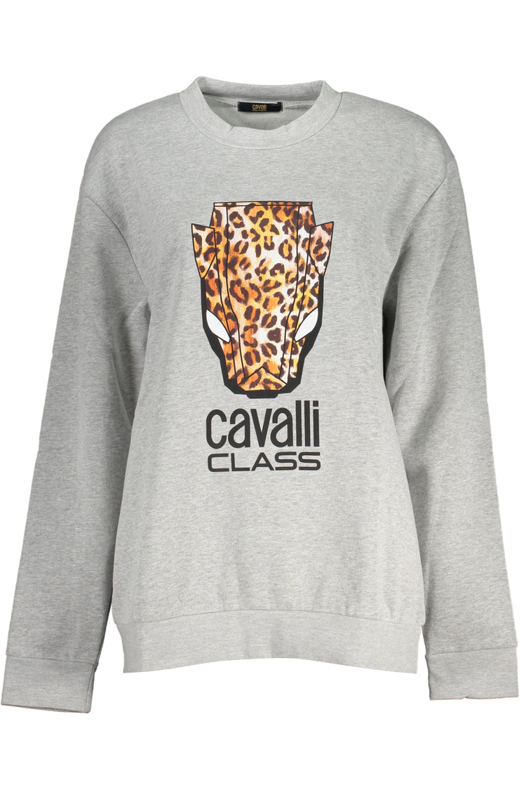 Sweatshirt CAVALLI CLASS de mulher cinzenta