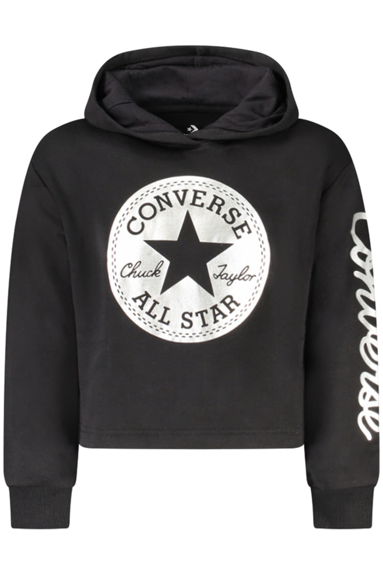 Sweatshirt CONVERSE de menina preta