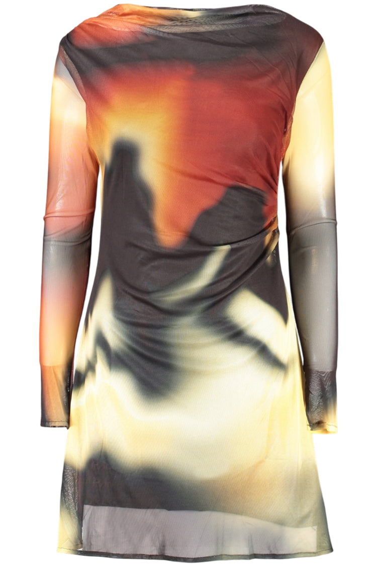 Vestido DESIGUAL de mulher preto