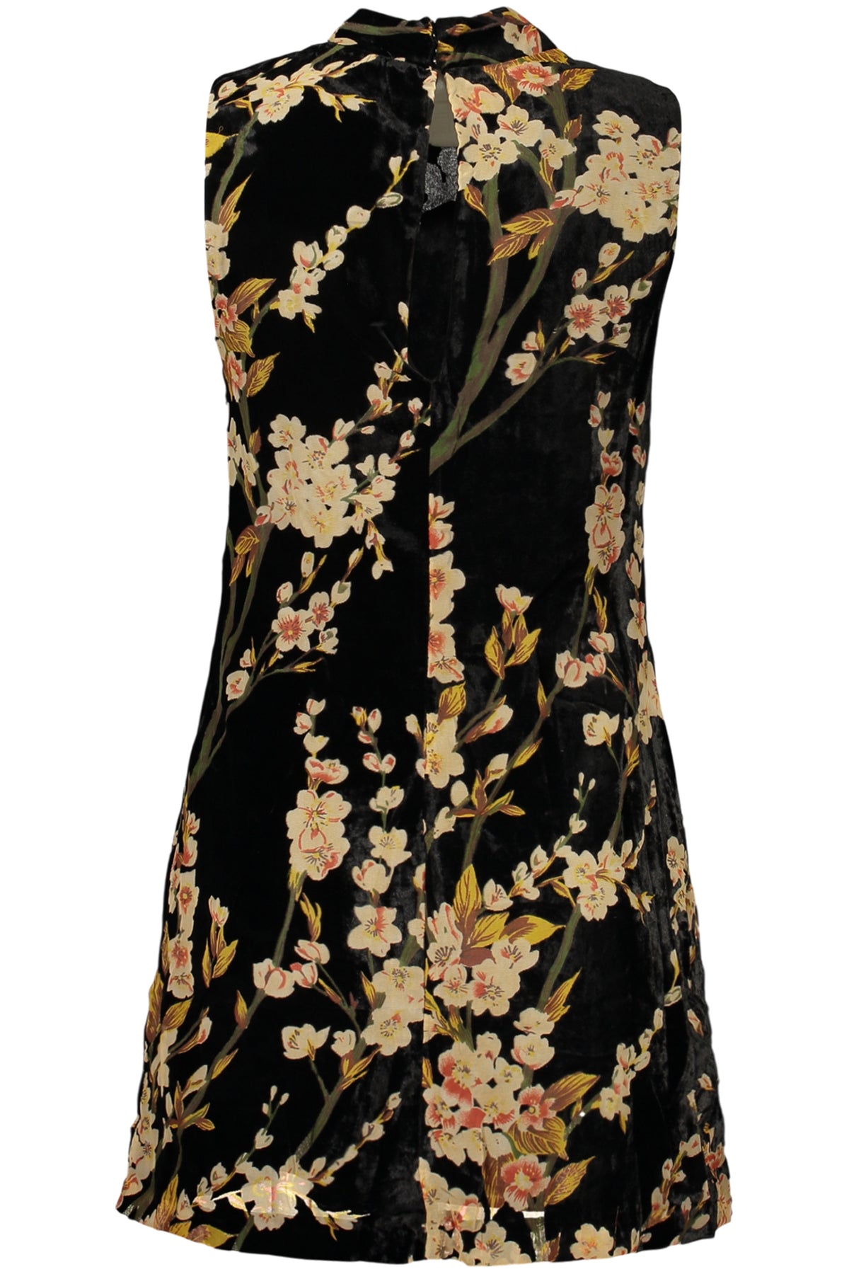 Vestido DESIGUAL de mulher preto