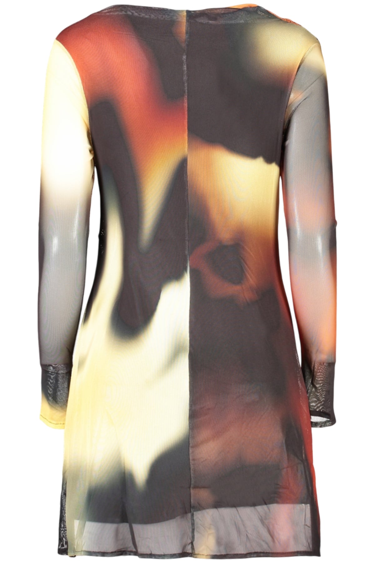 Vestido DESIGUAL de mulher preto