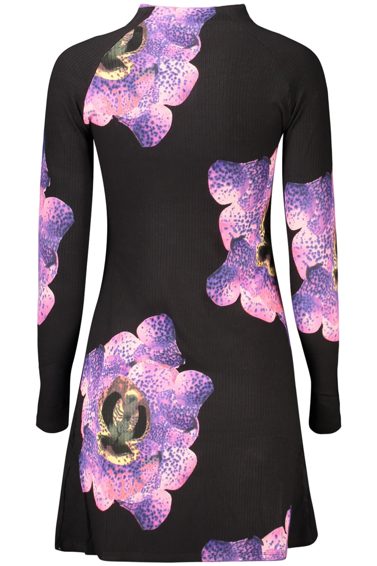 Vestido DESIGUAL de mulher preto