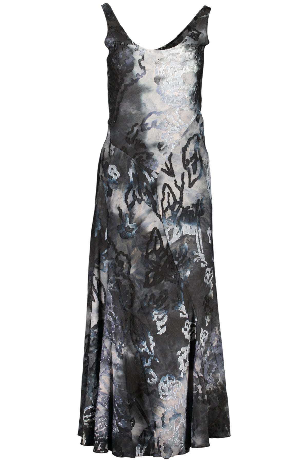 Vestido DESIGUAL de mulher azul