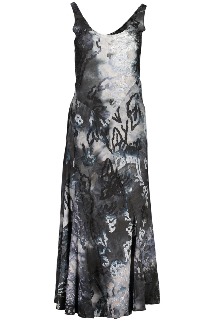 Vestido DESIGUAL de mulher azul