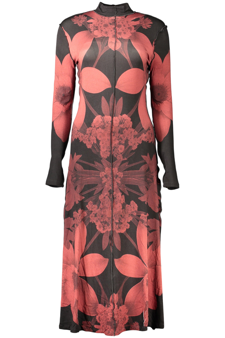 Vestido DESIGUAL de mulher preto