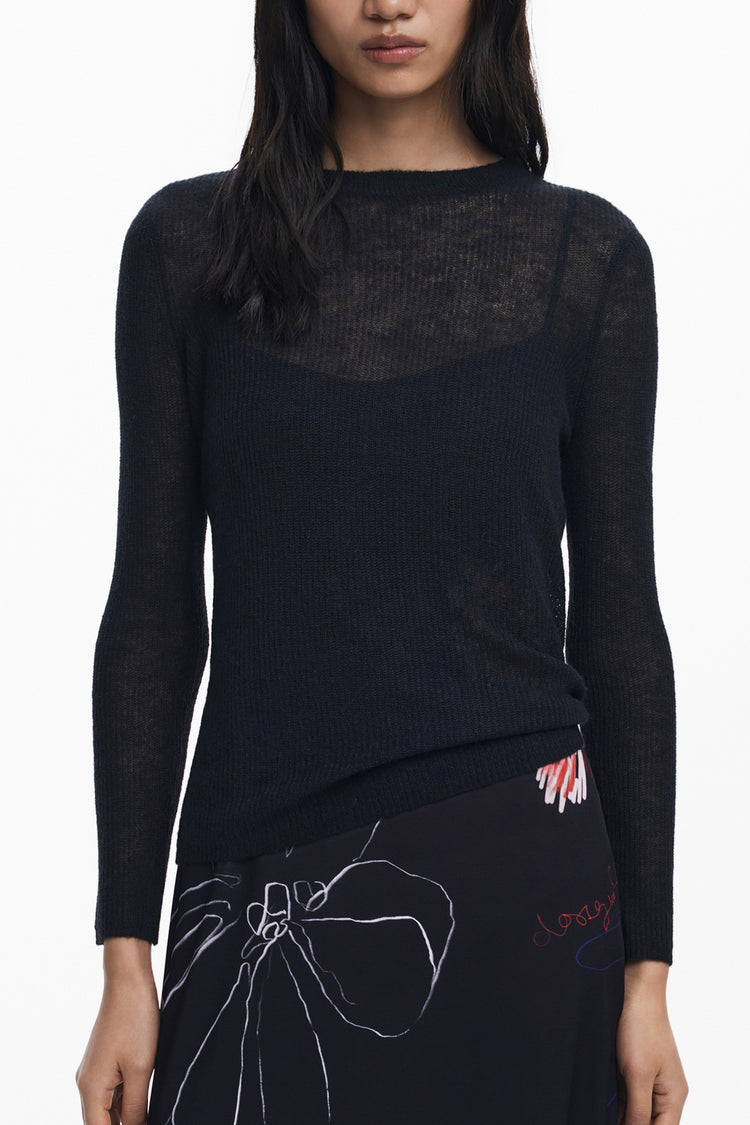 Vestido DESIGUAL de mulher preto