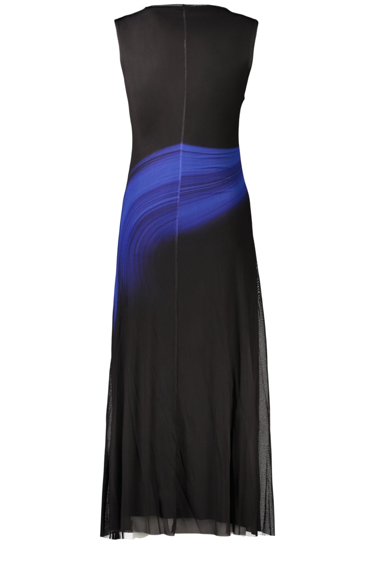 Vestido DESIGUAL de mulher preto