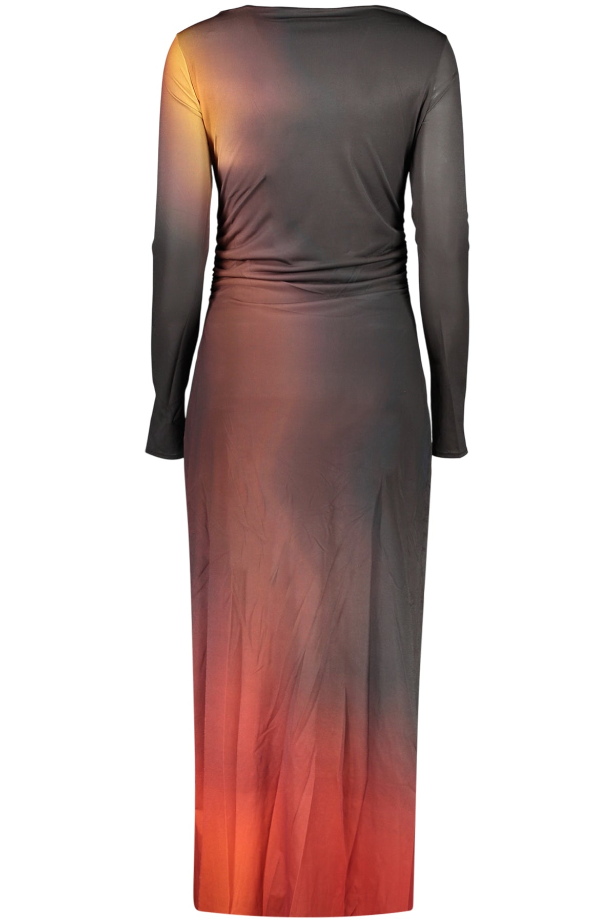 Vestido DESIGUAL de mulher preto