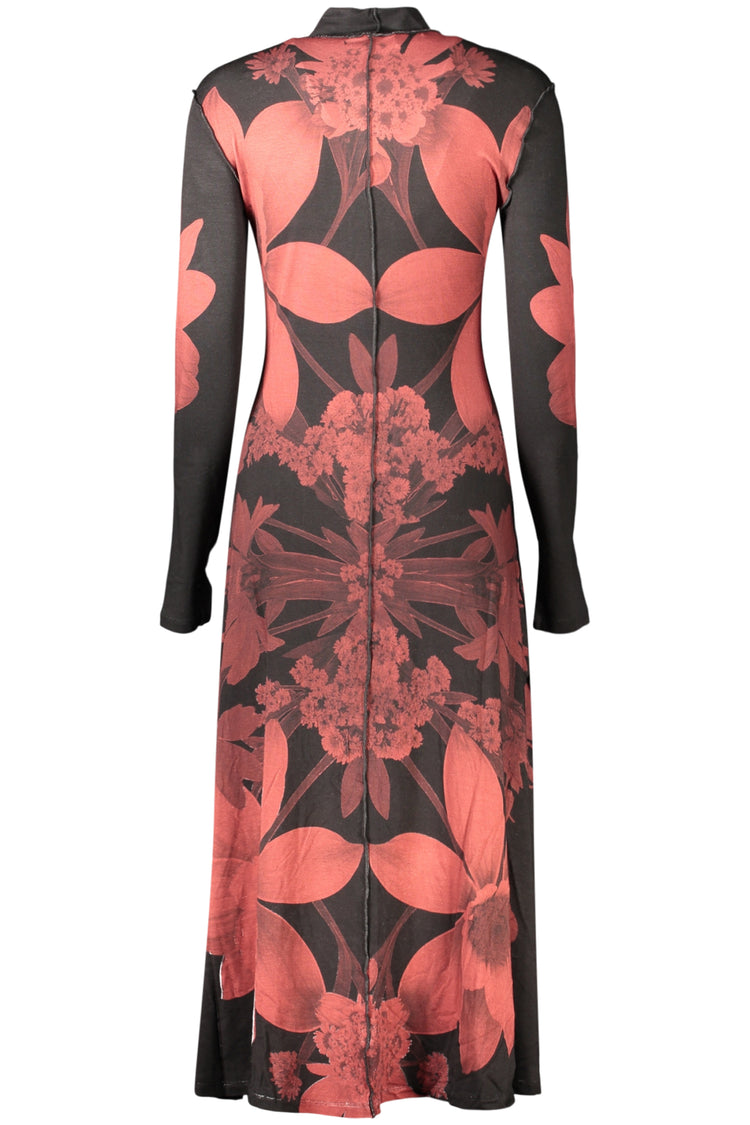 Vestido DESIGUAL de mulher preto