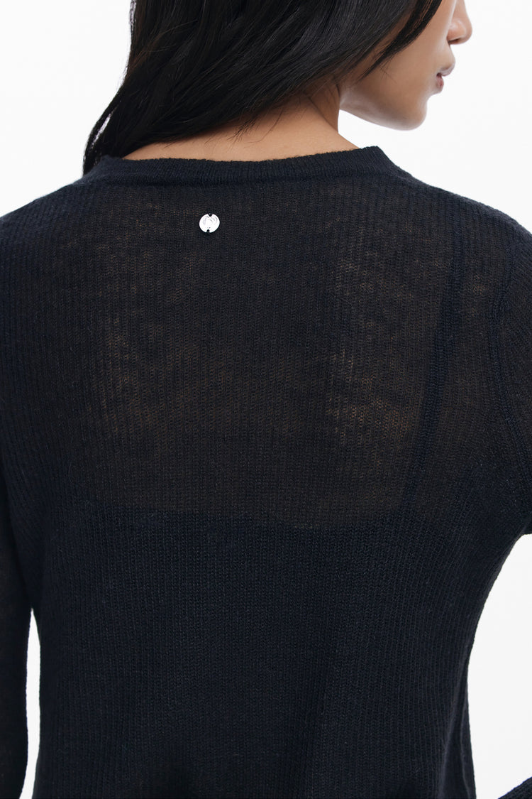 Vestido DESIGUAL de mulher preto