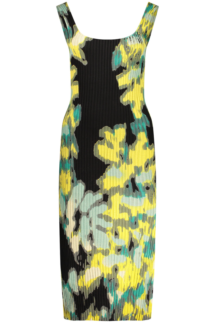 Vestido DESIGUAL de mulher preto