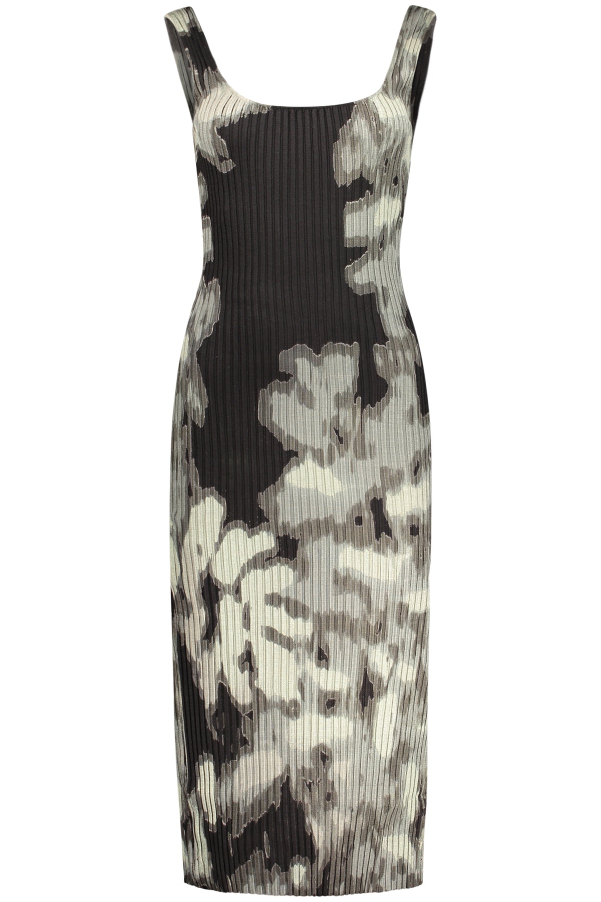 Vestido DESIGUAL de mulher preto