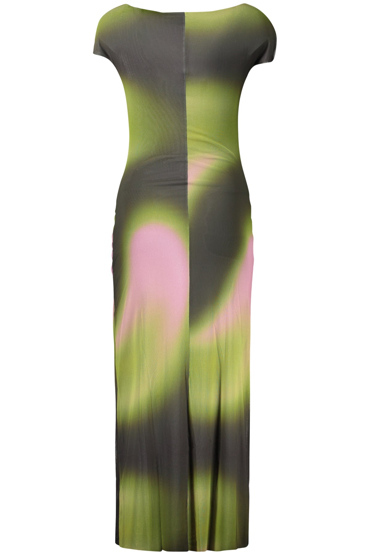 Vestido DESIGUAL de mulher verde