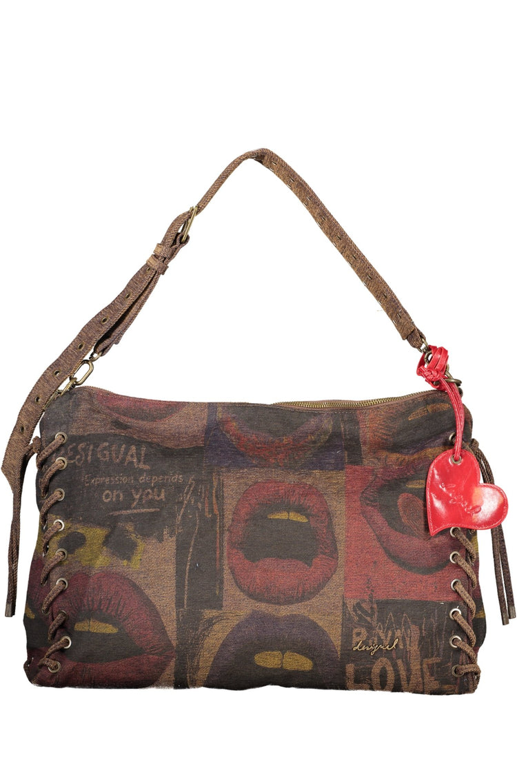 Mala DESIGUAL de mulher castanha