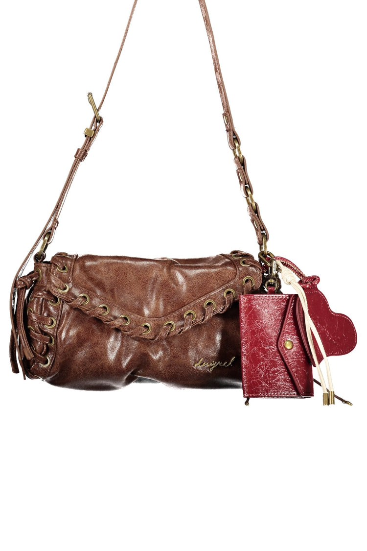 Mala DESIGUAL de mulher castanha