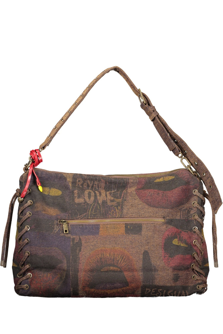 Mala DESIGUAL de mulher castanha