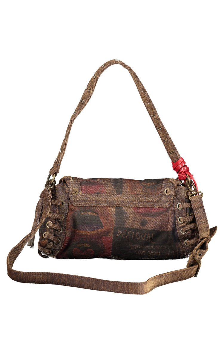 Mala DESIGUAL de mulher castanha