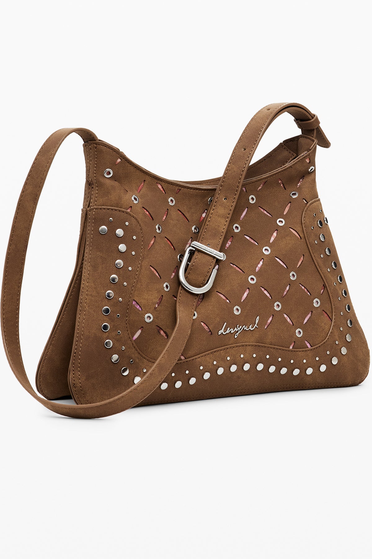 Mala DESIGUAL de mulher castanha