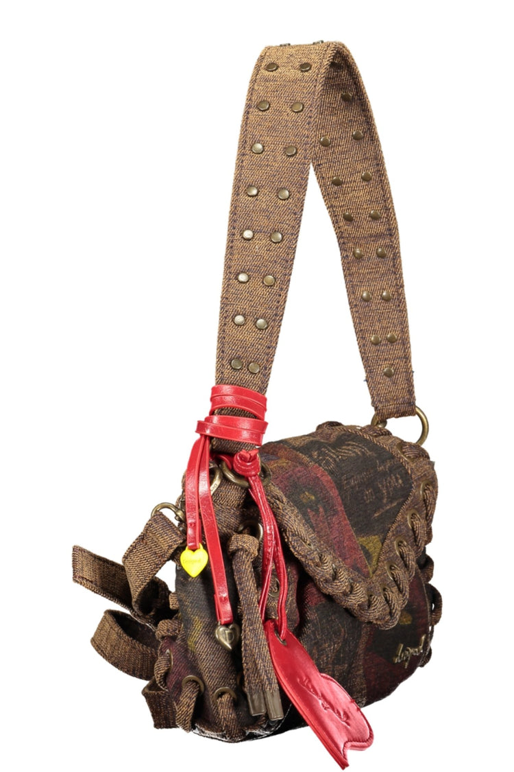 Mala DESIGUAL de mulher castanha