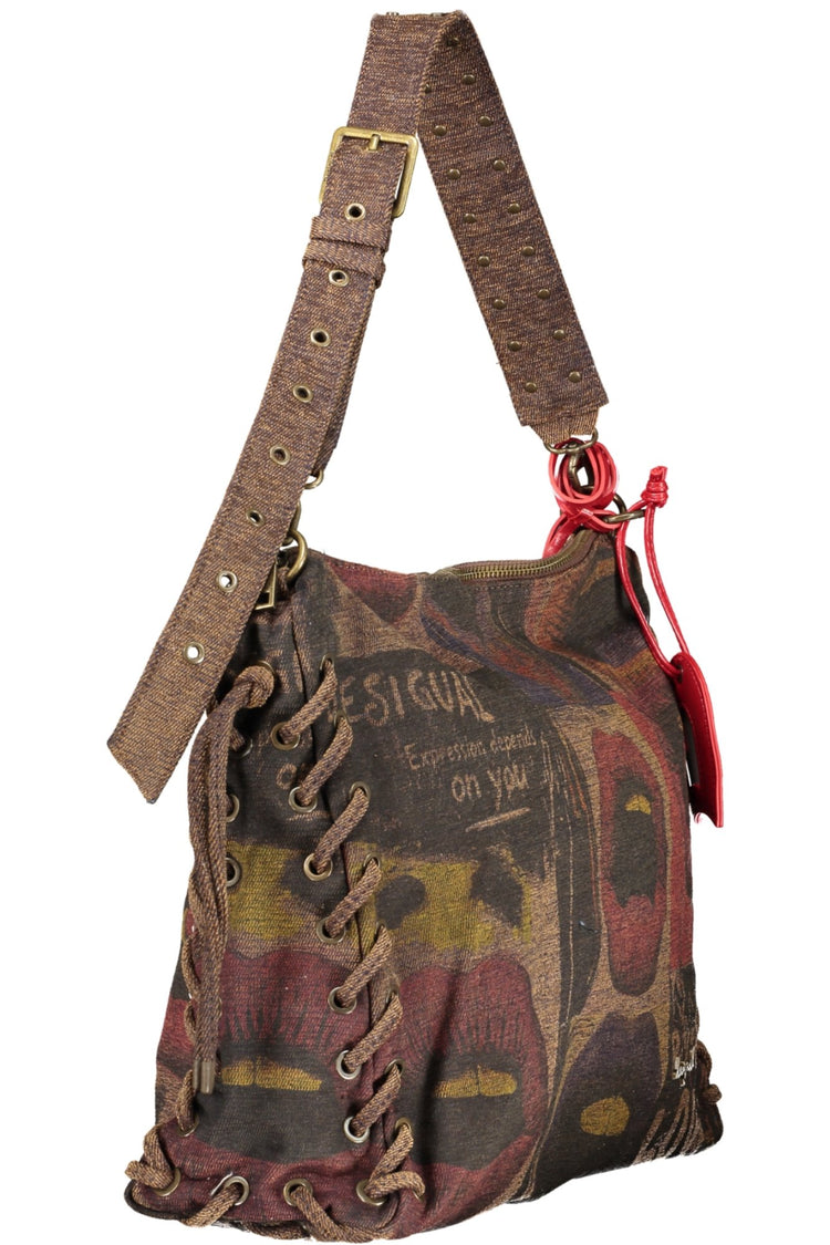 Mala DESIGUAL de mulher castanha