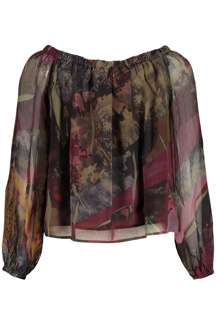 Camisa DESIGUAL de mulher verde
