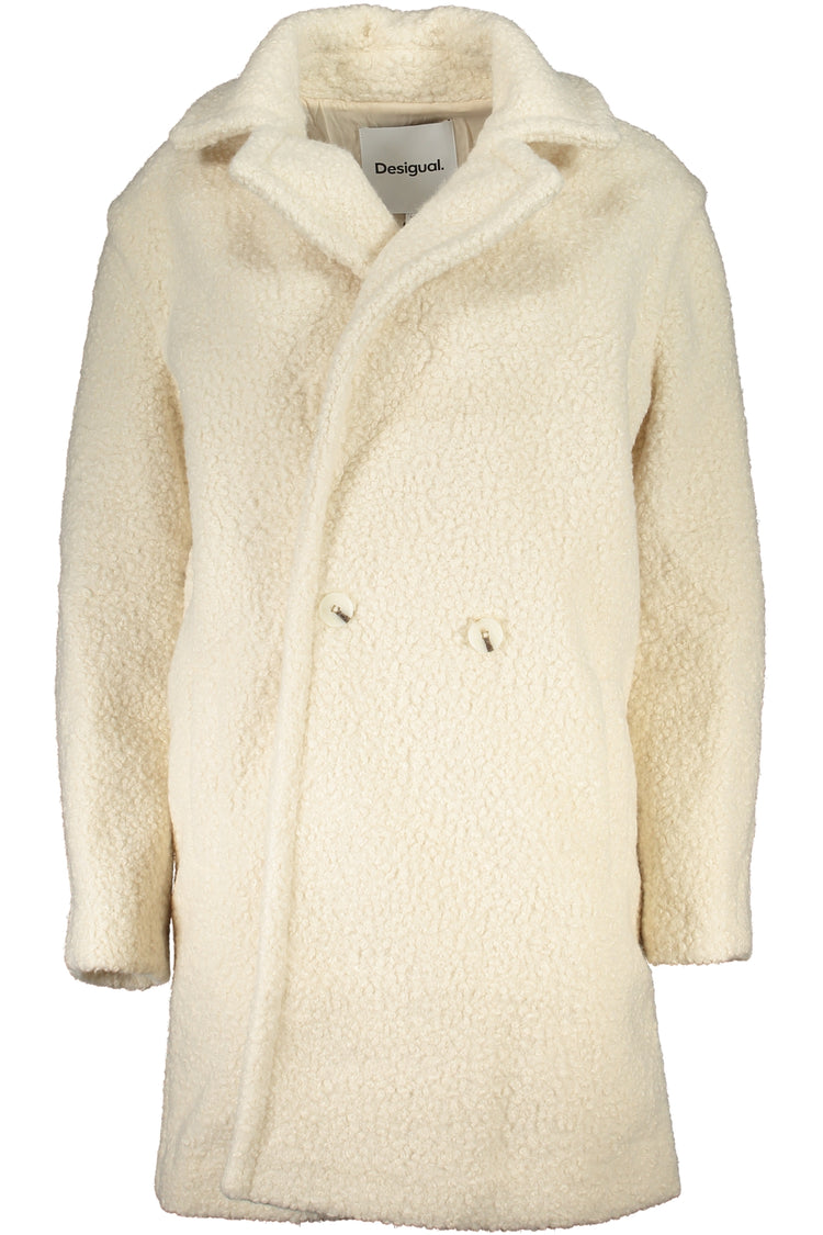 Casaco DESIGUAL de mulher branco