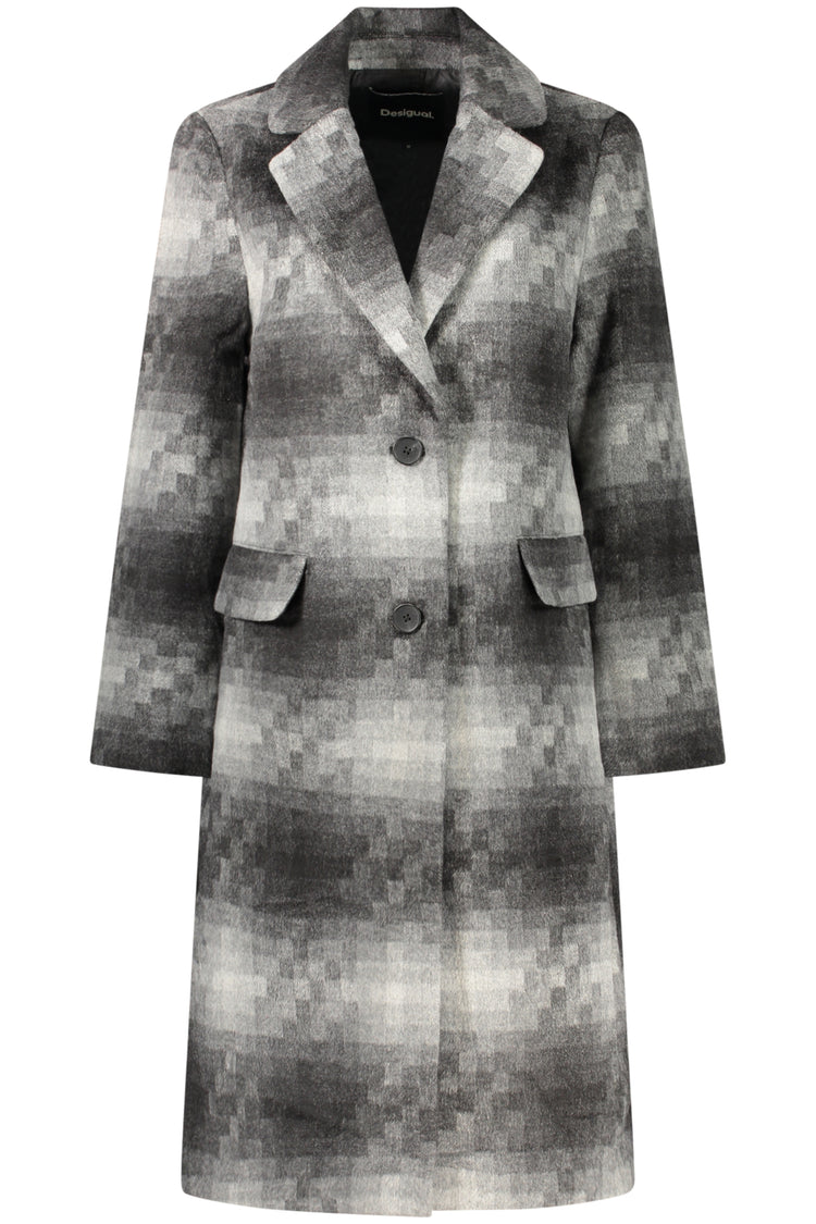 Casaco DESIGUAL de mulher cinzento
