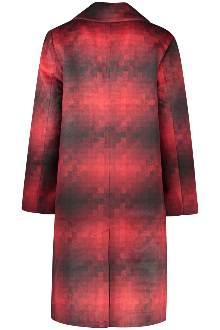 Casaco DESIGUAL de mulher vermelho