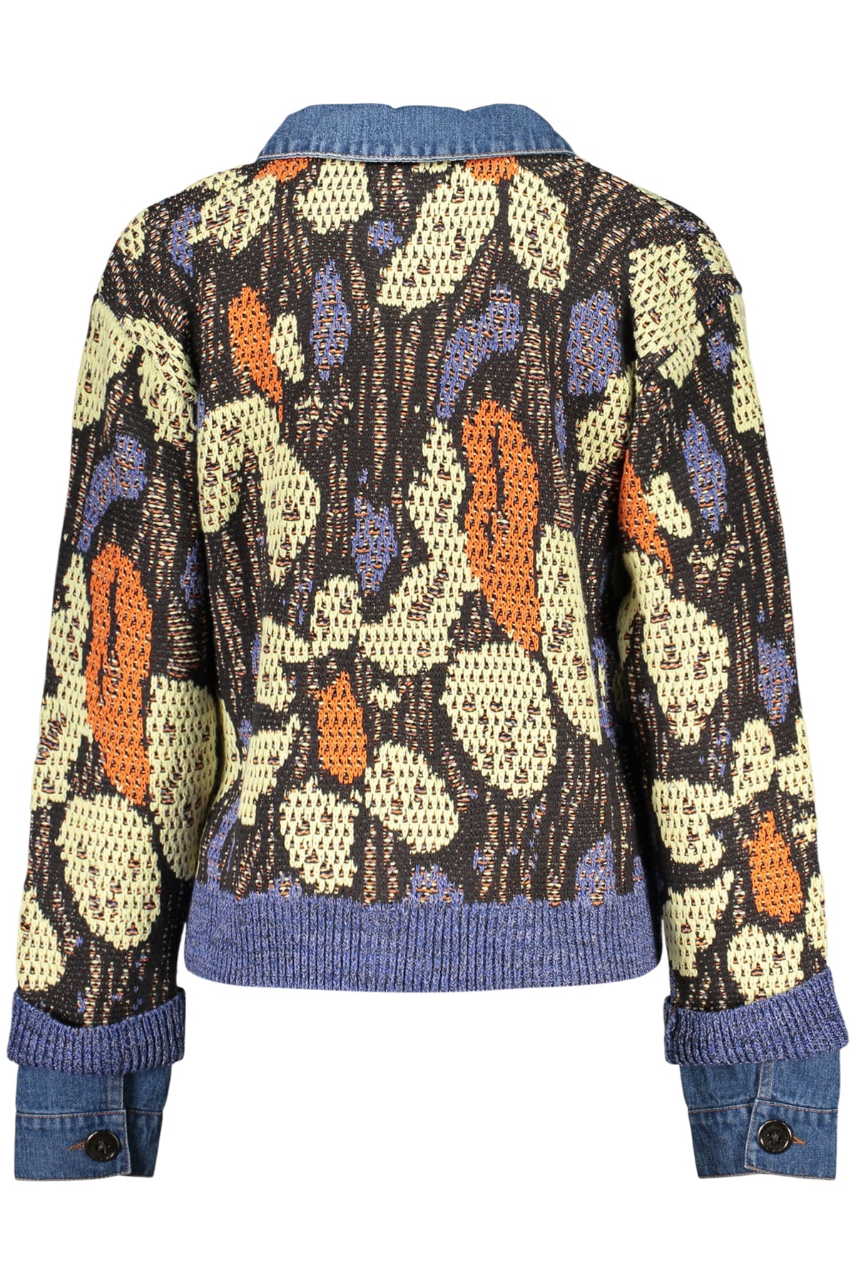 Camisola DESIGUAL de mulher azul