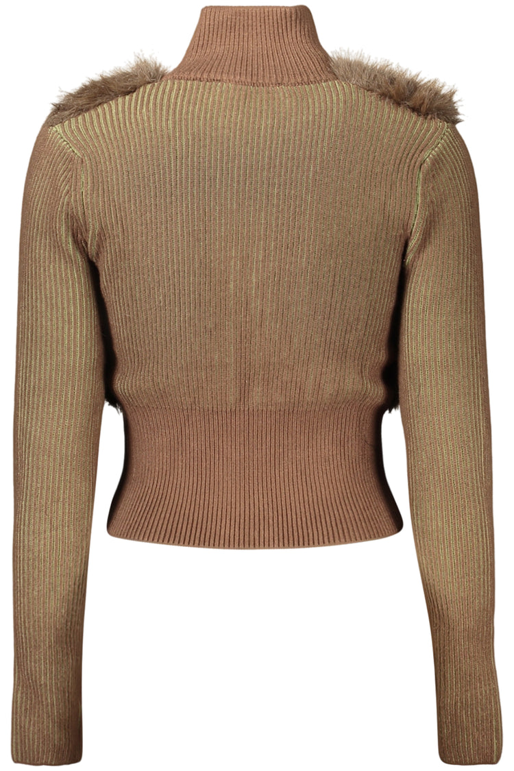 Camisola DESIGUAL de mulher castanha