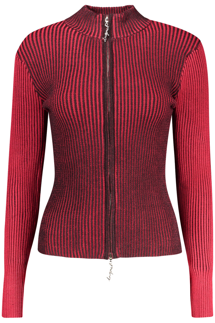 Camisola DESIGUAL de mulher vermelha