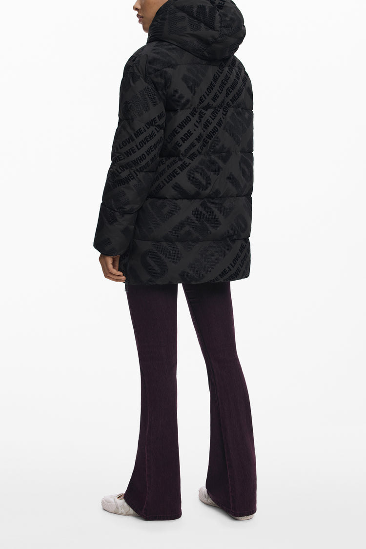 Casaco DESIGUAL de mulher preto