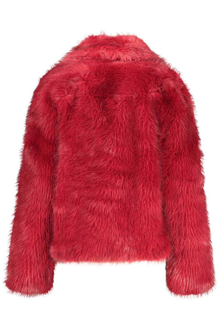 Casaco DESIGUAL de mulher vermelho