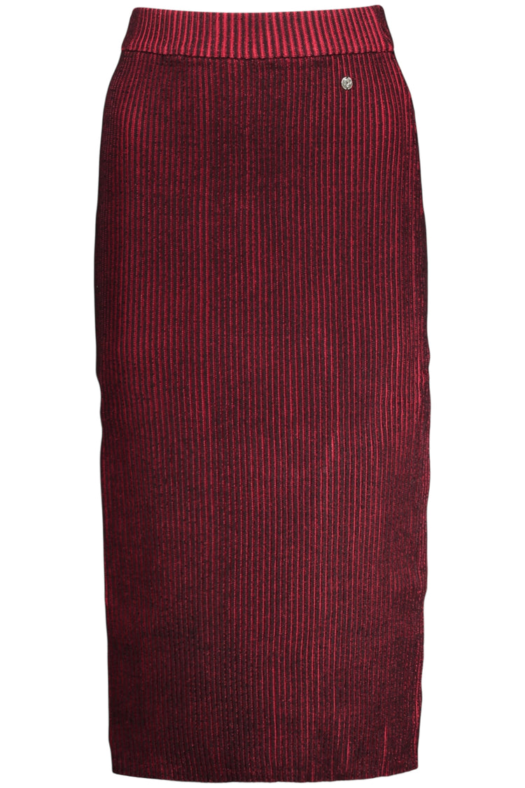 Saia DESIGUAL de mulher vermelha