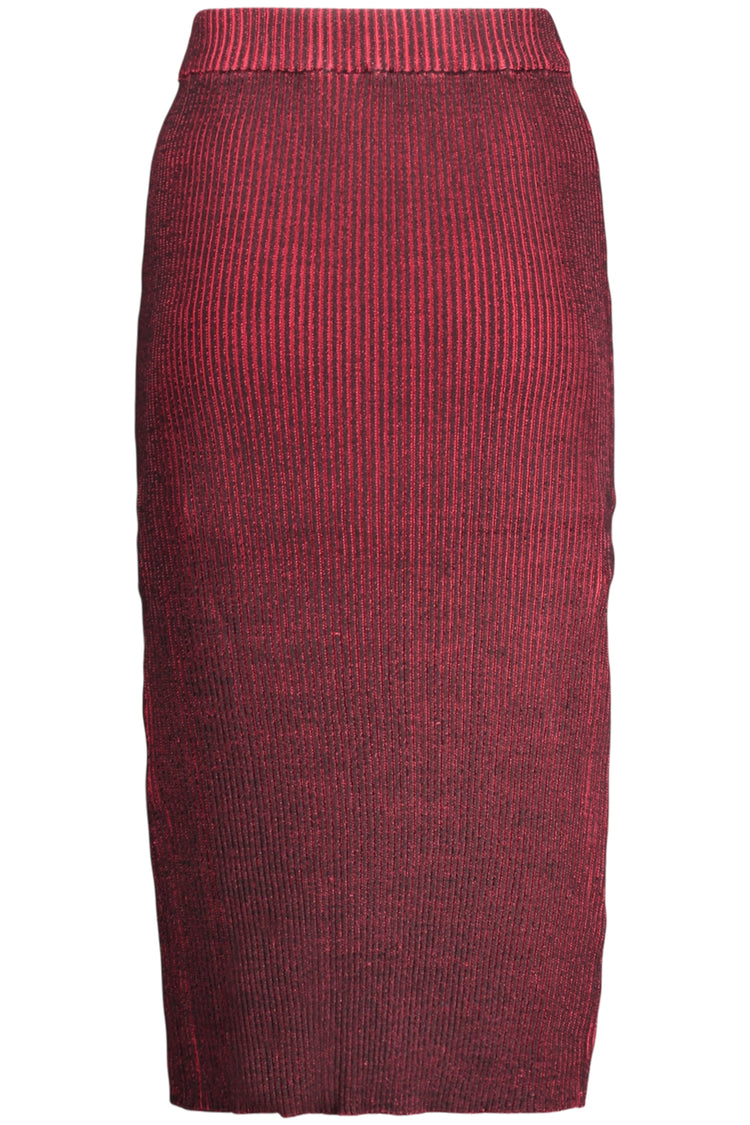 Saia DESIGUAL de mulher vermelha
