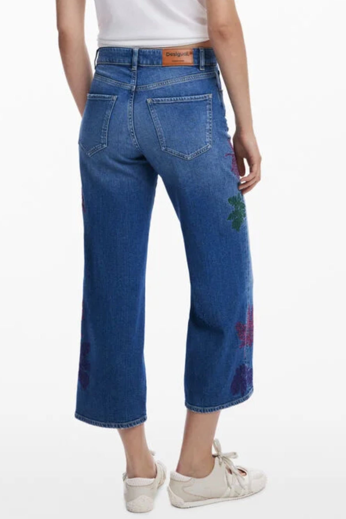 Jeans DESIGUAL de mulher azul-claro