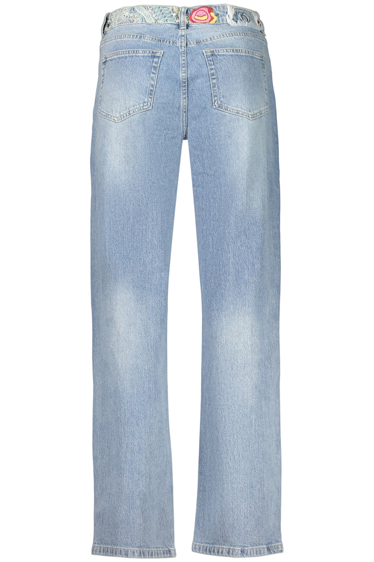 Jeans DESIGUAL de mulher azul-claro