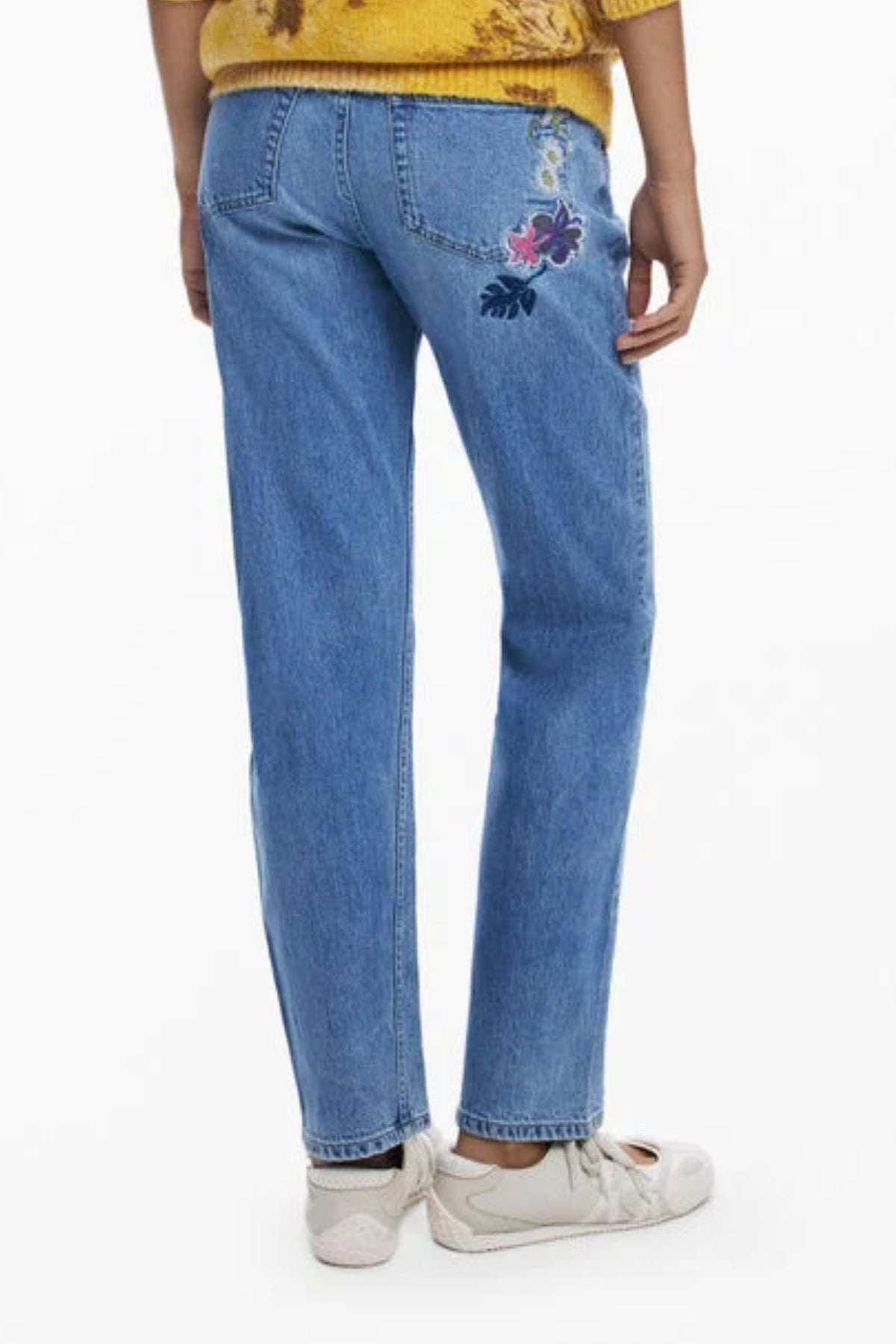 Jeans DESIGUAL de mulher azul-claro