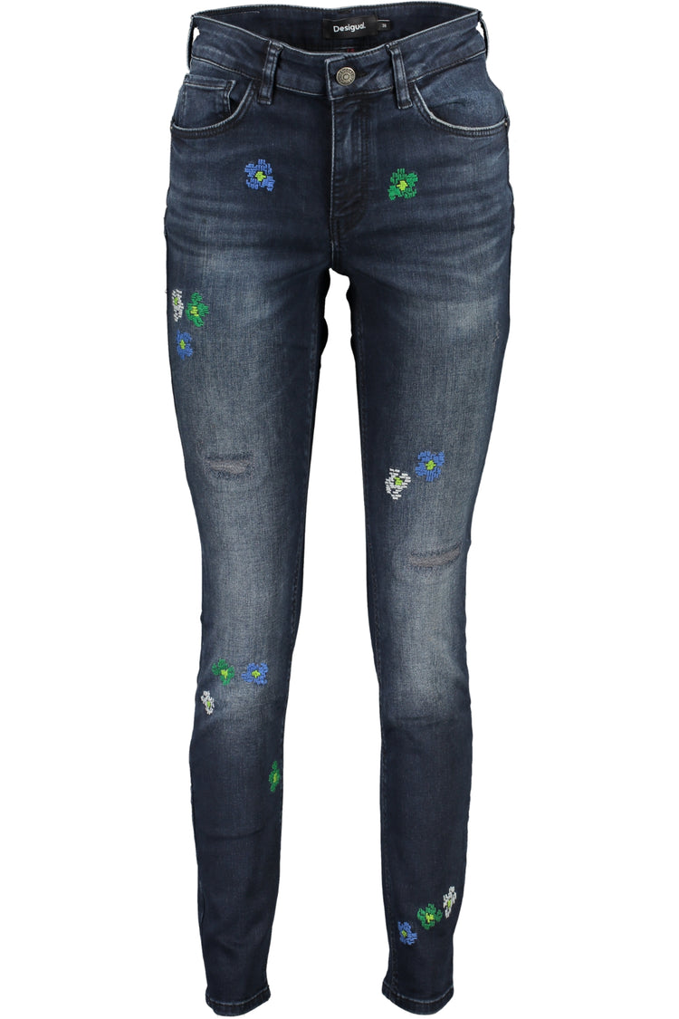 Jeans DESIGUAL de mulher azuis