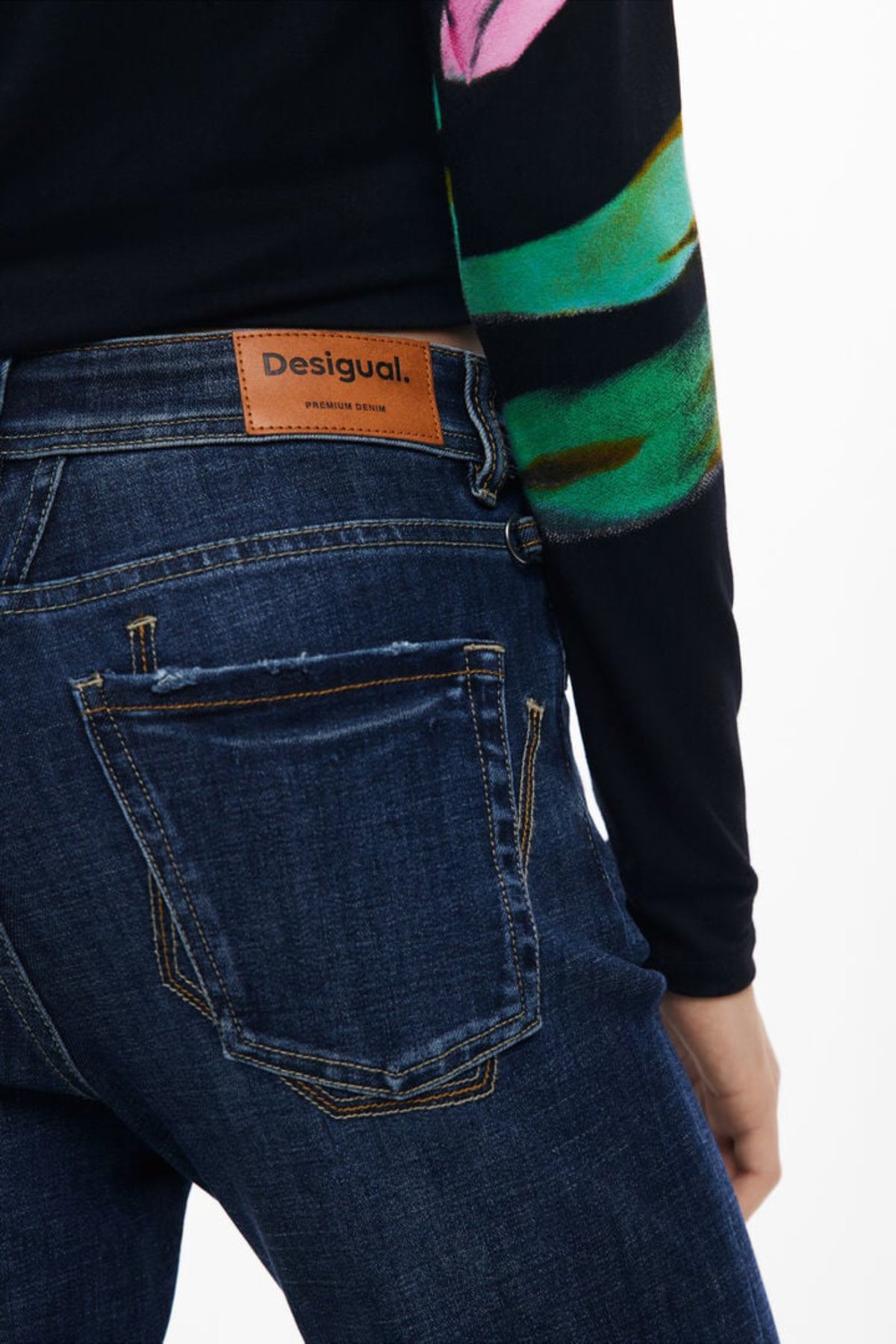 Jeans DESIGUAL de mulher azuis
