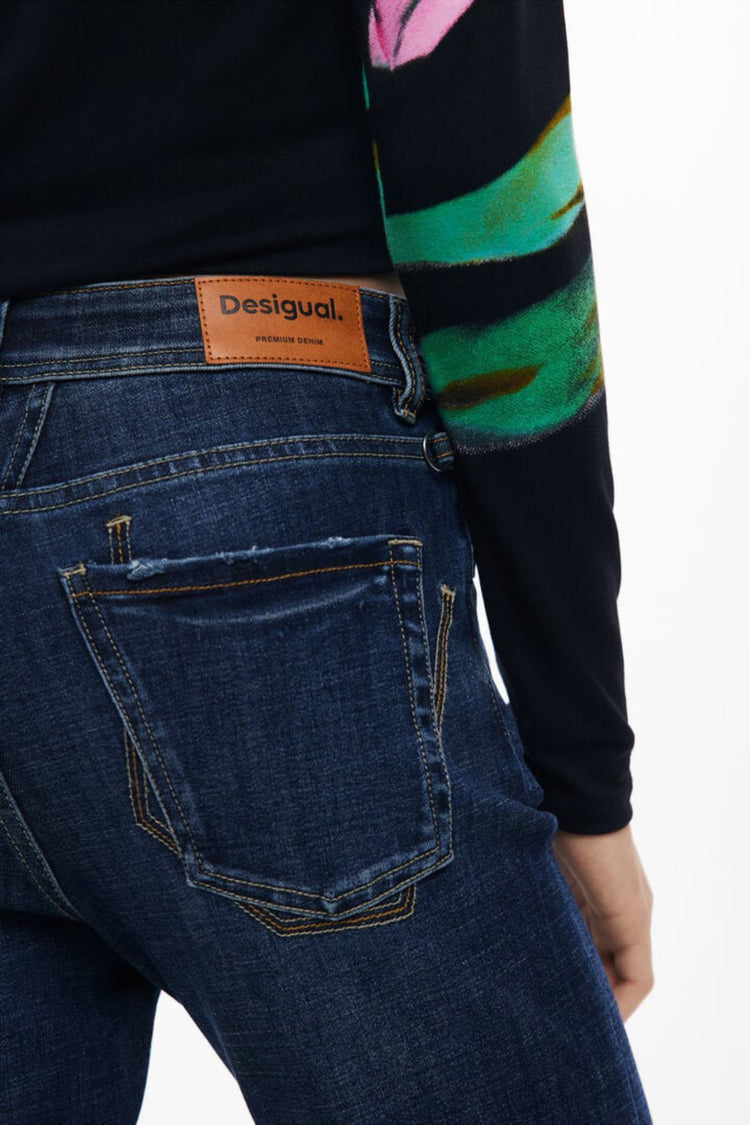 Jeans DESIGUAL de mulher azuis