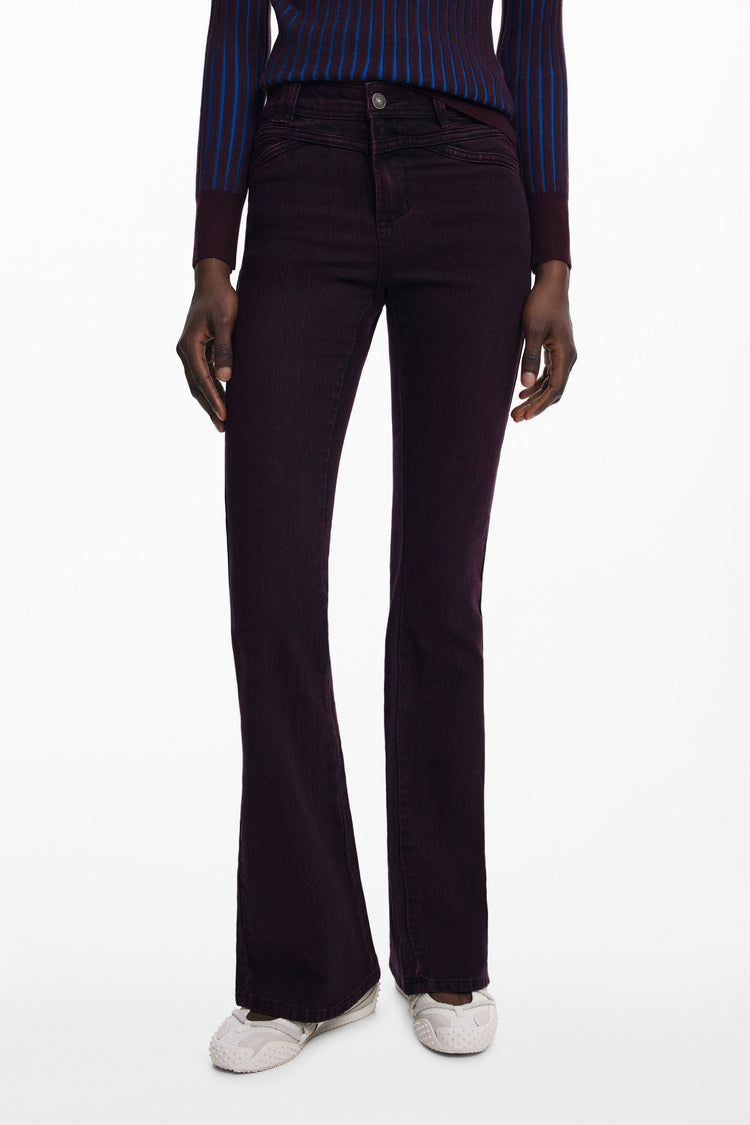 Jeans DESIGUAL de mulher roxos