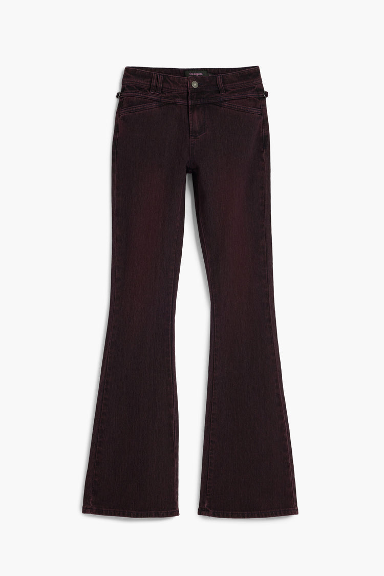 Jeans DESIGUAL de mulher roxos