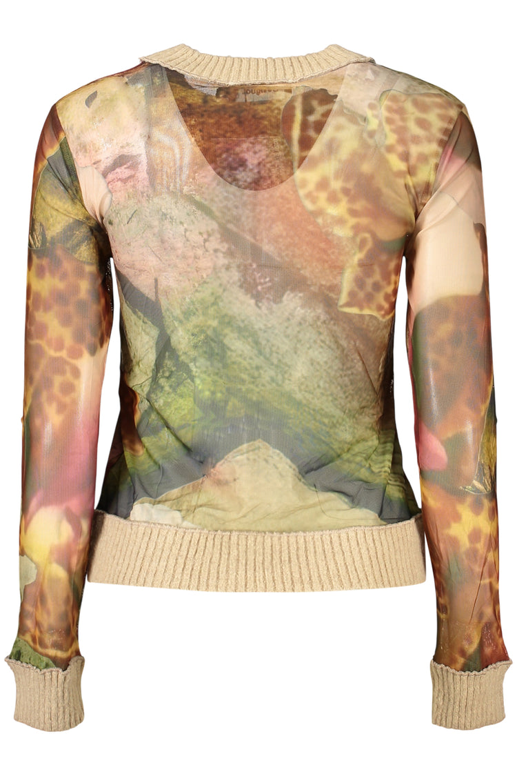 Camisola DESIGUAL de mulher bege