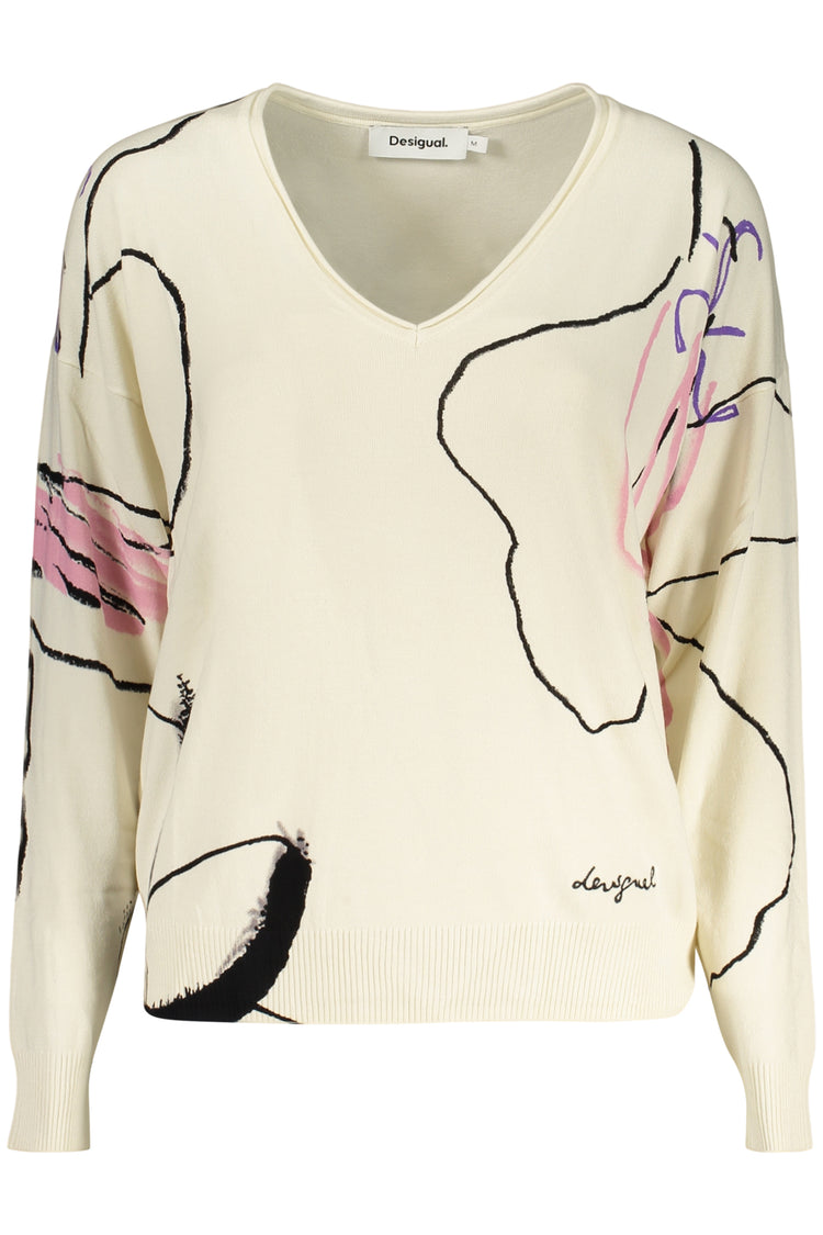 Camisola DESIGUAL de mulher branca